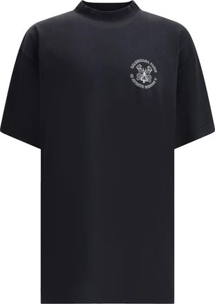 Balenciaga T-shirt con logo - Nero