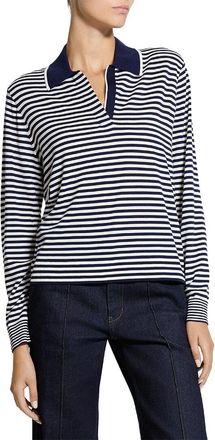 Theory Stripe Boy Wool Sweater