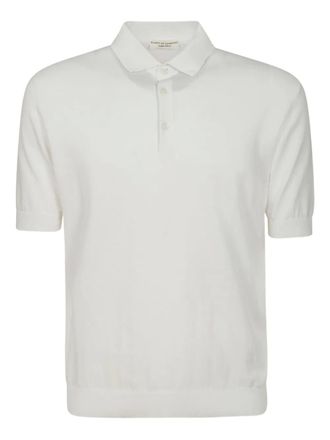 FILIPPO DE LAURENTIIS short-sleeve button polo shirt - men - Cotton - 58 - White