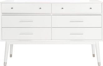Safavieh Couture Zack 6 Drawer Wood Dresser