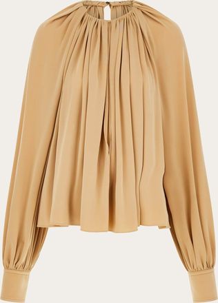 Ferragamo Women Blouse with back slit detail Pink