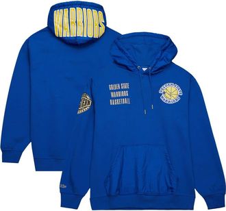Mitchell & Ness Mens Mitchell & Ness Royal Golden State Warriors Team OG 2.0 Vintage Logo Fleece Pullover Hoodie at Nordstrom, Size Xxx-Large