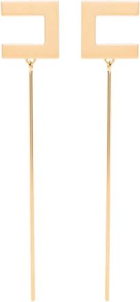 Elisabetta Franchi Orecchini con logo - Oro