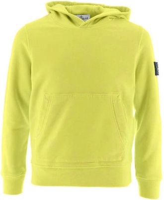Stone Island Kids Sweatshirts, male, Green, 8 Y, Casual Crewneck Sweatshirt