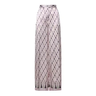 Genny Dames, Broeken, Roze, Maat: XS Zijde