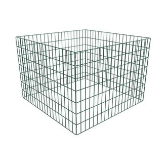 vidaXL Compostiera Da Giardino Quadrata A Rete 100 X 100 X 70 Cm - Vidaxl