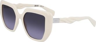 Liu Jo Zonnebril Lj 788S Kleur 101 - unisex - Zonnebrillen - Wit - 52 MM - Accessoires