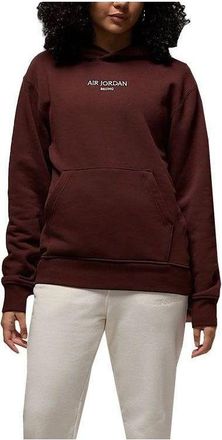 Nike Jordan Air Jordan Wordmark Fleece Pullover Hoodie Burgundy HJ3450-227