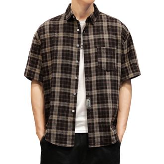 Generic Funny Shirts for Men Adult, Cotton Regular Fit Short Sleeve No Iron Shirt Blue Short Sleeve Shirt Mens T Shirts for Men UK Polo Mens Long Casual Green