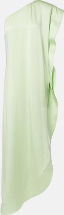 Stella McCartney Envers asymmetric satin cocktail dress