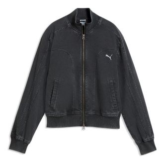 Puma (WMNS) PUMA FUTURE.PUMA.ARCHIVE Washed Twill Short Jacket PUMA Black 636681-01