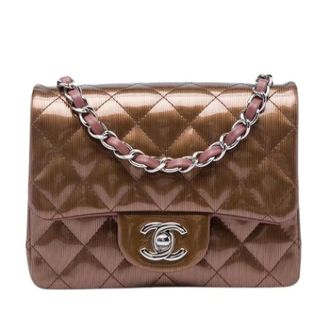 Chanel Pre-owned Flap Bag - Dames - Pre-owned - Bruin - Maat: ONE Size Leer