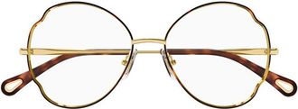 Chlo&eacute; CH0097O004 Geometric Full Rim Eyeglasses - Gold