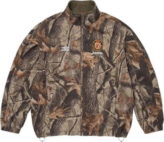 SUPREME x Umbro SS26 Cotton Ripstop Track Jacket Realtree Hardwoods Camo SUP-SS26-009-RELTREHRDWODCAMO