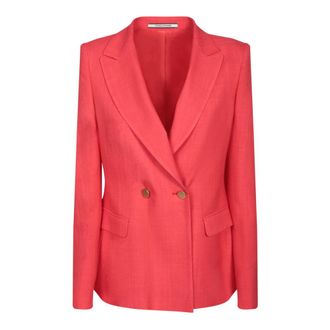 Tagliatore Blazers, female, Pink, Size: XS Double-breasted Jacket