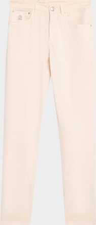 Brunello Cucinelli Men & apos;s Slim-Fit Stretch Cotton Pants