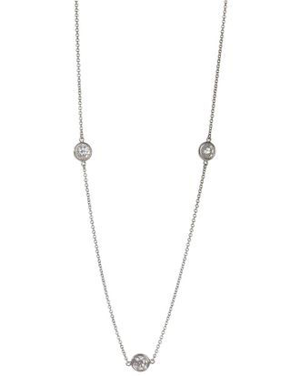 Tiffany & Co. Elsa Peretti Diamond By The Yard Platinum 2.50 ct. tw. Diamond Necklace (Authentic Pre-Loved)