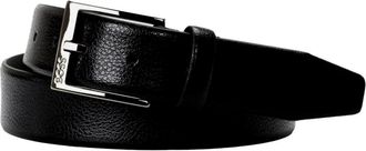 HUGO BOSS Elloy Sz 35 Riem - Heren - Riemen - Zwart - 115 CM - Leer - Accessoires