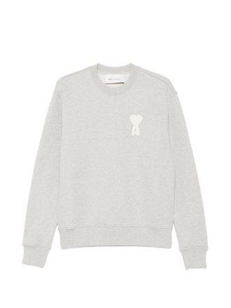 Ami Grey Crew Neck Sweatshirt