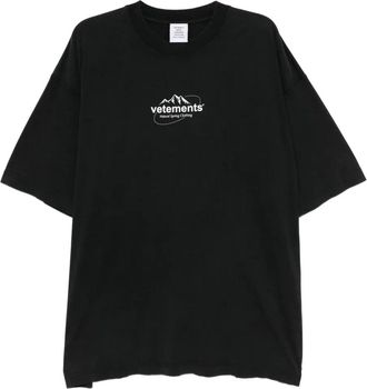 VETEMENTS T-shirt con logo - Nero