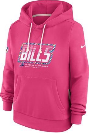 Nike Buffalo Bills Crucial Catch Standard Issue Nike Womens Dri-FIT NFL Pullover Hoodie in Pink | 03C368XZU4-F9R