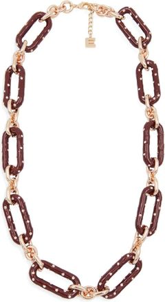 Essentiel Collana a catena con strass - Oro