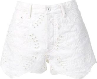 Off-white Off-White Broderie Anglaise Denim Shorts Size 26/66
