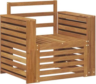 vidaXL Conjunto De Sof&aacute;s De Exterior Madera De Acacia S&oacute;lida Vidaxl