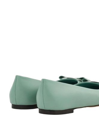Ferragamo Ballerina Flat - Green
