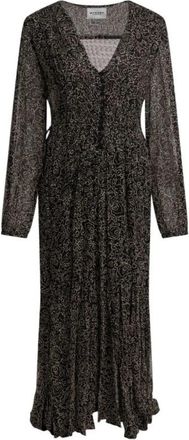 Isabel Marant Briane Jurk - Dames - Maxi kleedjes - Zwart - M - Kleedjes