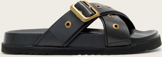 AllSaints Leather Suki Western Leather Sandal, Size: UK7.5/US10.5/EU40.5