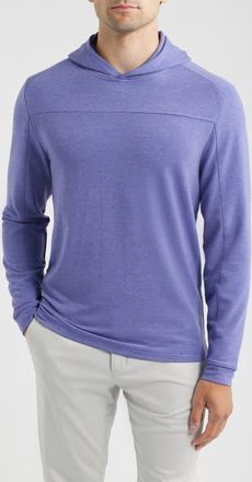 Johnnie-O Remmy Performance Hoodie in Fig at Nordstrom, Size Xx-Large