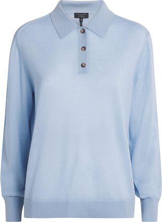 Rag & Bone Rag & Bone Cashmere Adeline Polo Sweater Size L