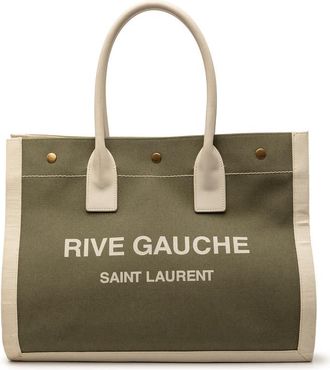 Saint Laurent Pre-owned Saint Laurent Small Canvas Rive Gauche Tote Ladies FVJ0C5ERY5I2Q0ZK