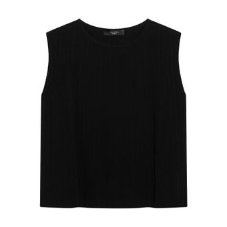 Max Mara Dames, Tops, Zwart, Maat: M