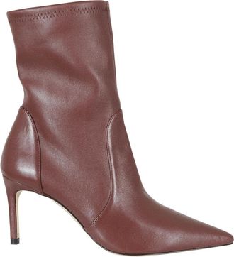 Stuart Weitzman Schoenen, Dames, Bruin, 41 EU, Leer, Stuart Power Bootie 75