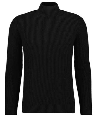 Ragman Rundhalspullover RAGMAN, Herren, Gr. 56, schwarz, 95% Baumwolle 5% Kaschmir, ohne Ausschnitt, Pullover Rundhalspullover