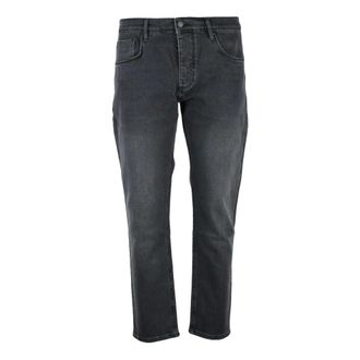 Antony Morato Straight Jeans, male, Black, Size: W30 Straight Jeans