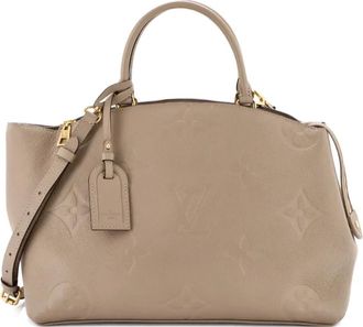Louis Vuitton Grand Palais Handbag Monogram Empreinte Giant shoulder bag - Beige