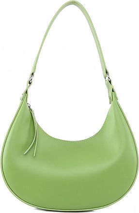 Generic Womens 2025 PU Shoulder Bag, Vintage Underarm Bag, Handbag with Zippered, Single Shoulder Strap Design, Applies to Daily Commuting and Shopping (Grass