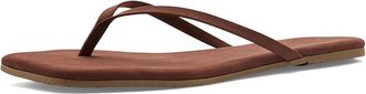 Tkees Square Toe Lily Suede Womens Sandals Bourbon : 10 B - Medium, Leather/Suede