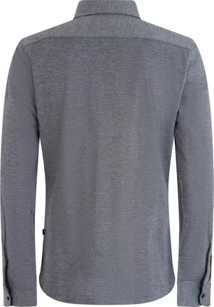 HUGO BOSS Mens Cotton Jersey Long-Sleeve Shirt Dark Blue