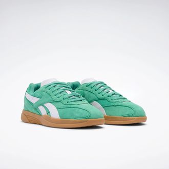 Reebok Classic Sneaker REEBOK CLASSIC HAMMER STREET, Damen, Gr. 38,5, upgadegr&uuml;n, ftwrwei&szlig;, gum, Leder, Synthetik, Schuhe Sneaker