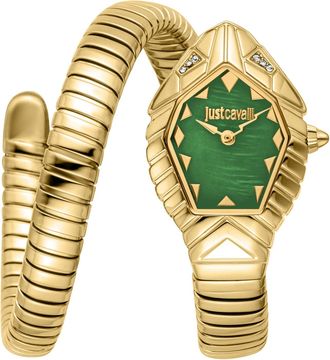 Just Cavalli Womens Snake MOP Dial, 316L Stainless Steel Watch