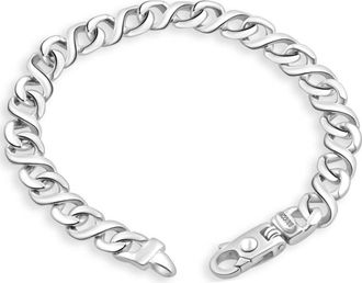 Pompeii3 Mens Link 14k Gold (33gram) or Platinum (54gram) Bracelet 8.5