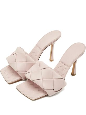 Bottega Veneta Lido leather slides - Pink