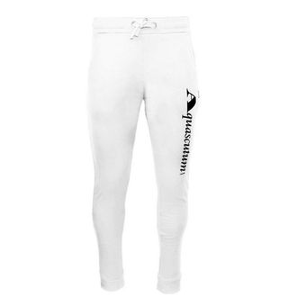 Aquascutum Heren Joggingbroek met logo (Wit)