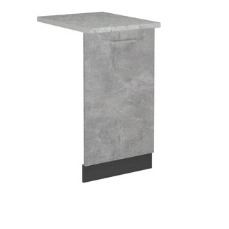 Vicco Tapa Del Lavavajillas R-line, Hormig&oacute;n, 45 Cm, Et M&aacute;rmol