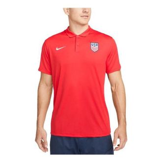 Nike U.S. Victory Dri-FIT Soccer Polo Shirt Red DV2049-688