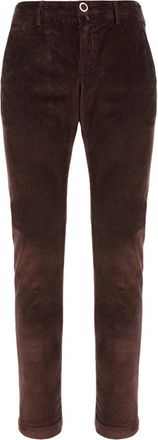 Jacob Cohen Henry Slim-fit Broeken - Heren - Slim Fit Broeken - Bruin - W36 - Katoen - Broeken